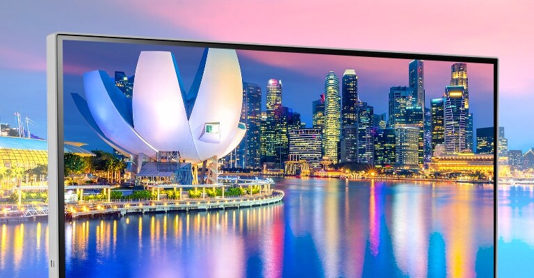 IPS mit 99% sRGB (typ.) Realistische Farben aus nahezu jeder Perspektive