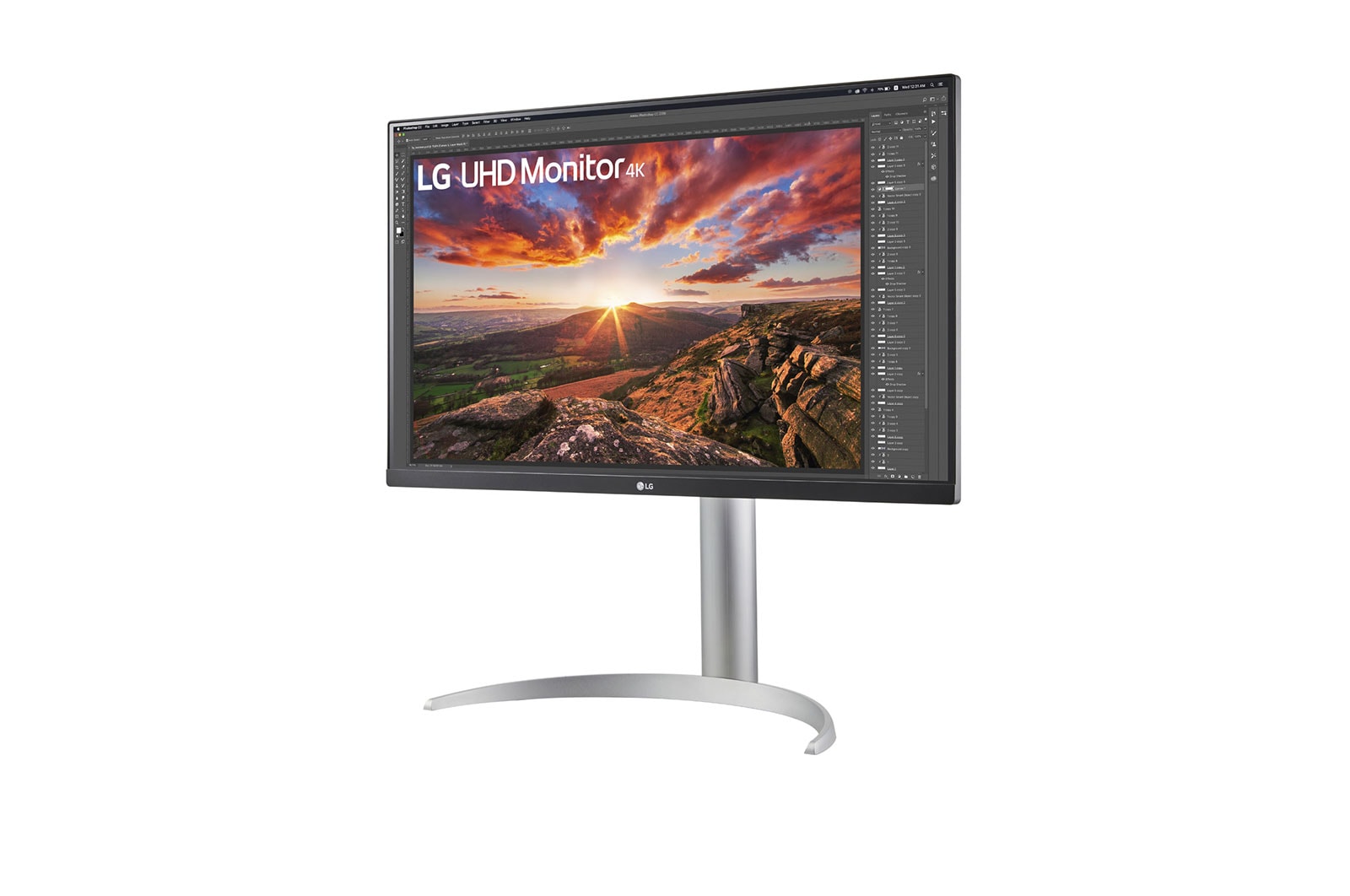 LG 27 Zoll UHD 4K Monitor mit VESA DisplayHDR™ 400 und AMD FreeSync™, 27UP850N-W