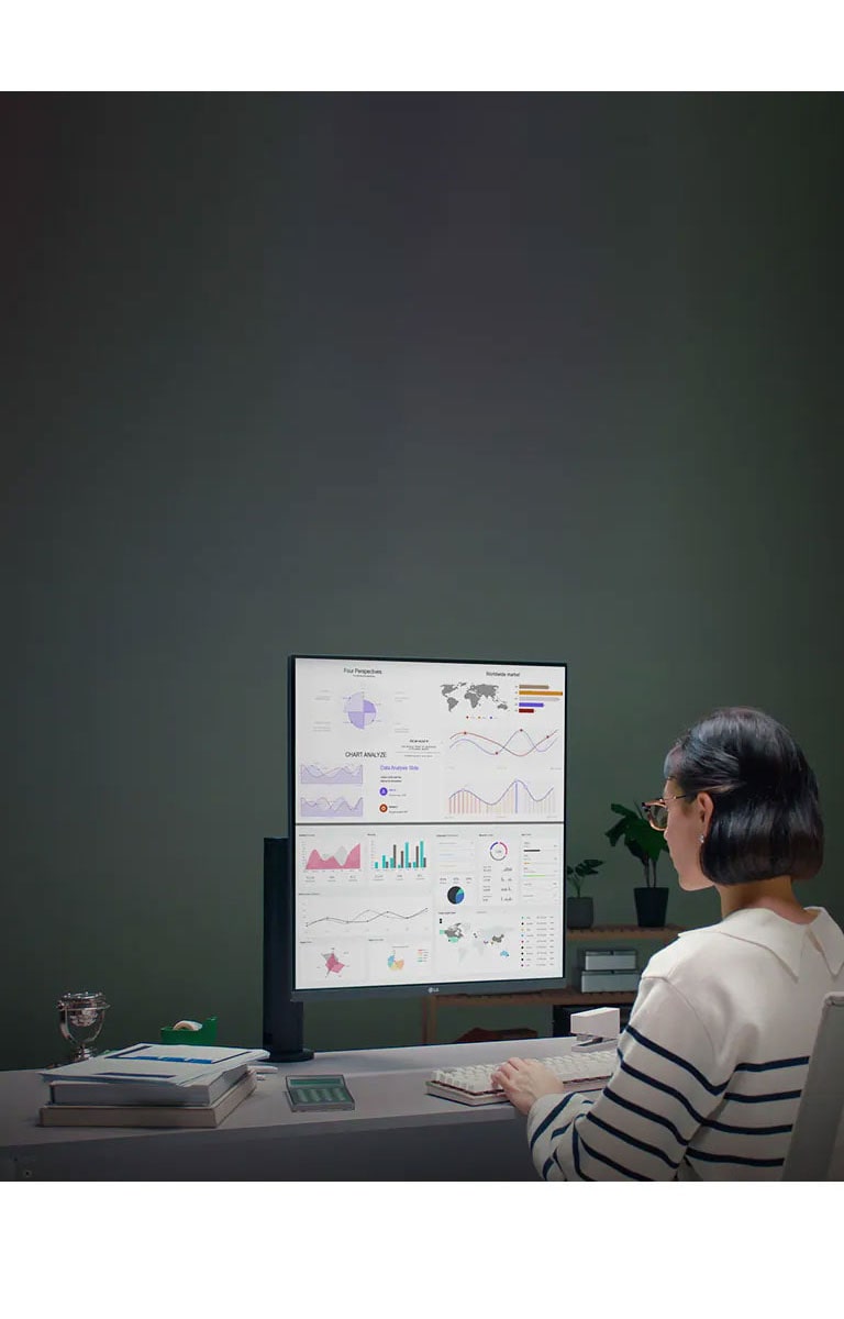 LG DualUp Monitor für Bürokräfte