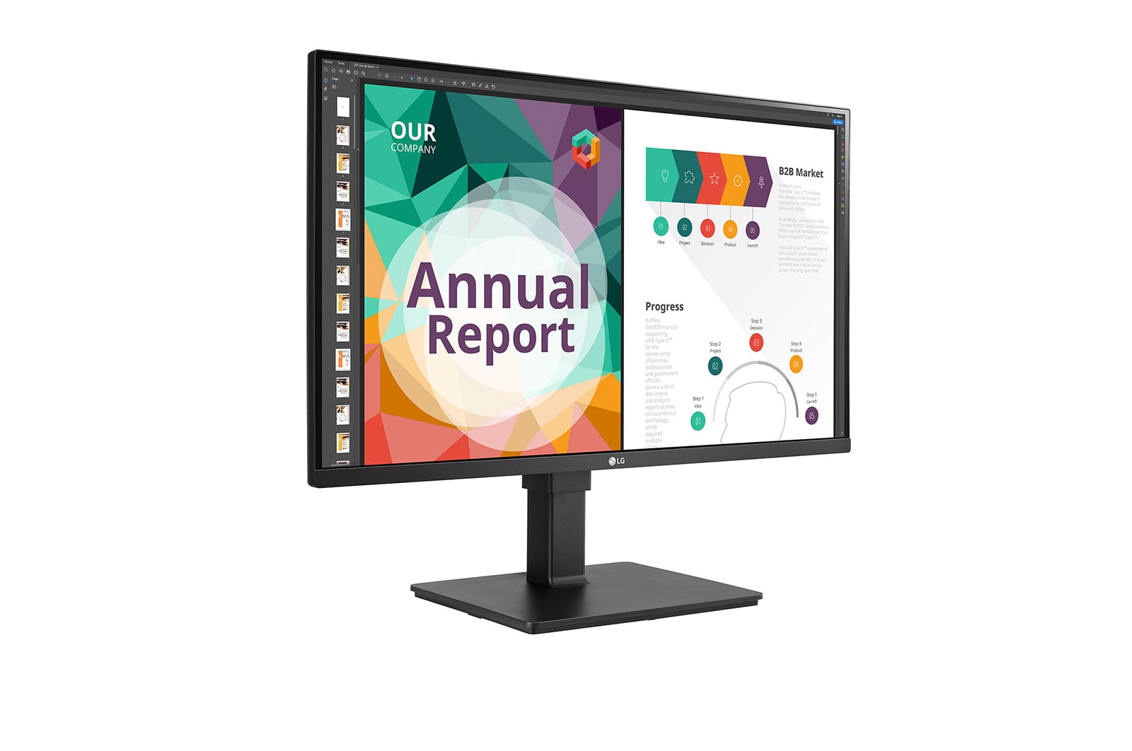 LG HDR-IPS-Monitor mit 31,5 Zoll und UHD 4K (3.840 x 2.160), 32BN67UP-B