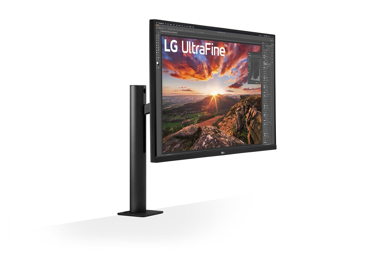 LG 31,5 Zoll UltraFine™ Ergo Monitor mit HDR10, IPS und UHD 4K-Auflösung, 32UN880-B