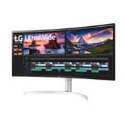 LG 38 Zoll Curved UltraWide™ Monitor mit Nano IPS und QHD+ Auflösung, 38WN95C-W