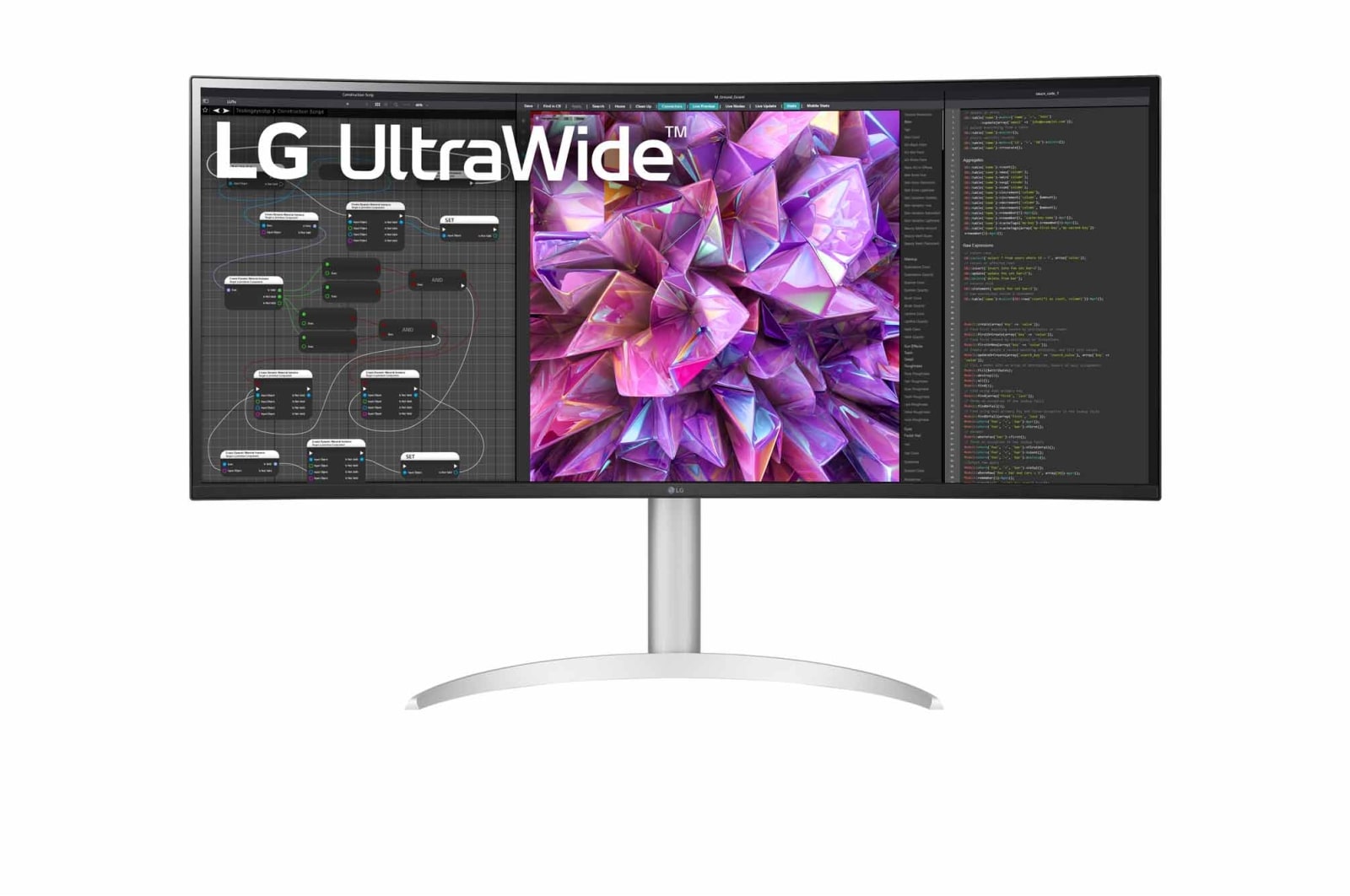 LG Curved 37,5 Zoll-21:9-UltraWide™-Monitor mit QHD+ (3.840 x 1.600), 38WQ75C-W