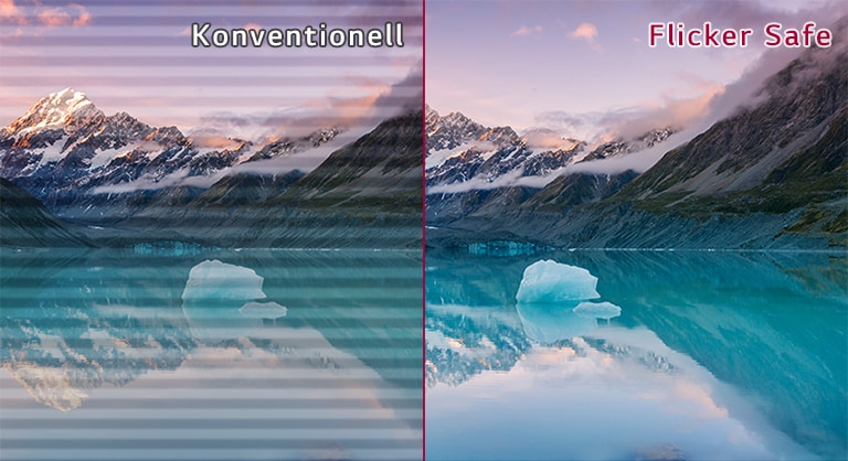 Reduziert die visuelle Ermüdung