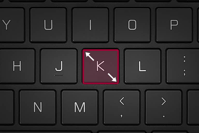 Die vergrößerten Tasten ermöglichen nahtloses Tippen und reduzieren Tippfehler.