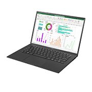 LG 14" Mobiler Thin Client mit Intel Pentium i3 der 11. Gen., Windows 10 IoT LTSC und IPS, 14ZT90P-G.AM12G