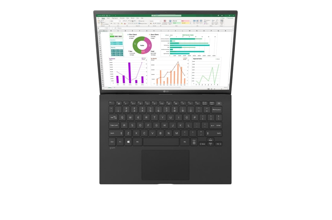 LG 14" Mobiler Thin Client mit Intel® Pentium® Prozessor, 72-Wh-Akku und IPS, 14ZT90P-G.AX12G
