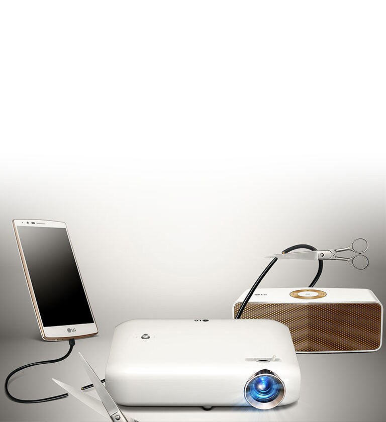 Doppelt kabelloser Projektor1