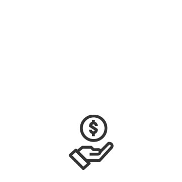 Symbol für Kosteneinsparungen.