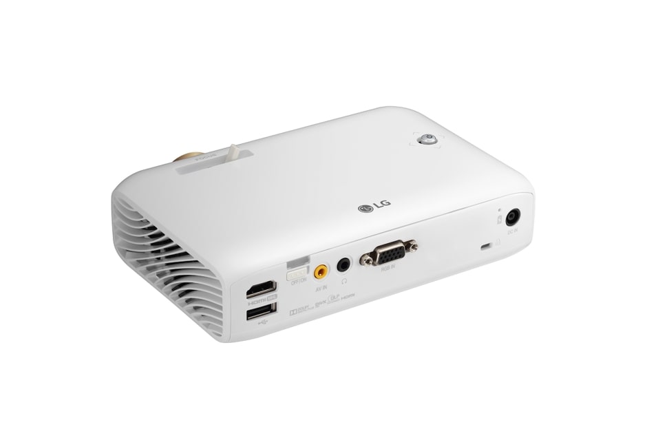 Ultra Portabler LED Projektor mit integriertem Akku und 720p HD Auflösung 1280 x 720