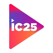 Logo d’événement technologique et média mondial IC25