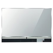 LG Affichage tactile OLED transparent | 55 pouces | Technologie tactile P-Cap | Façade en verre trempé, LG 55EW5TK-A