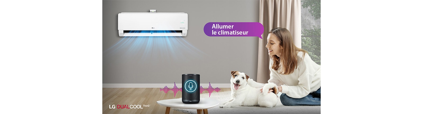 Activation du climatiseur avec votre voix