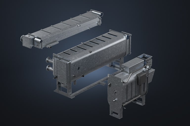 The Product separates into three parts, demonstrating transportation and maintenance convenience.