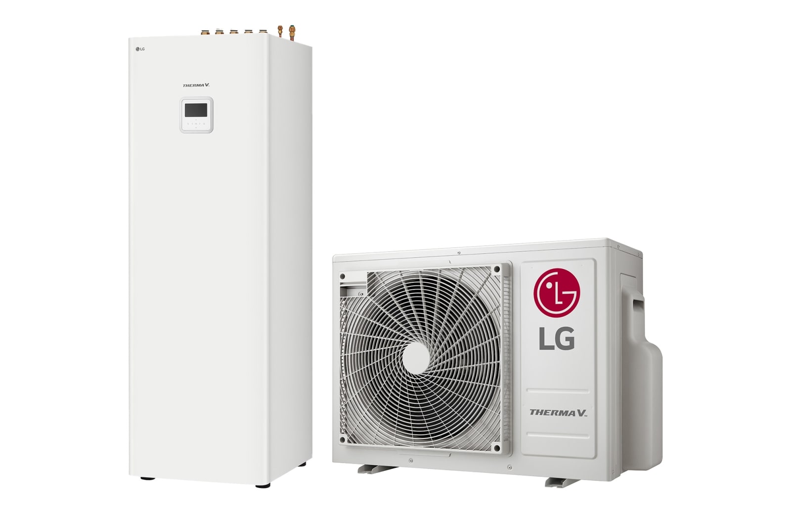 Vue avant de R32 Split 4/6 kW IWT, 1Ø, 4 kW HN0613T NK0 + HU041MR U20