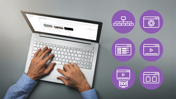 Les appareils sont contrôlés à distance à l’aide d’un PC.