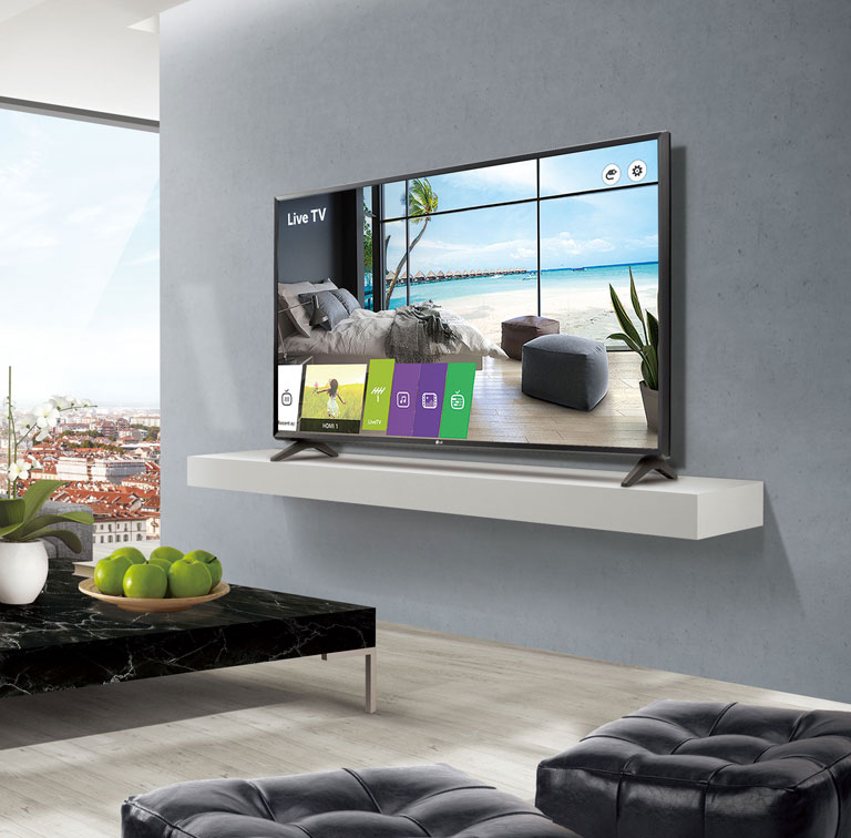 Un téléviseur commercial polyvalent1