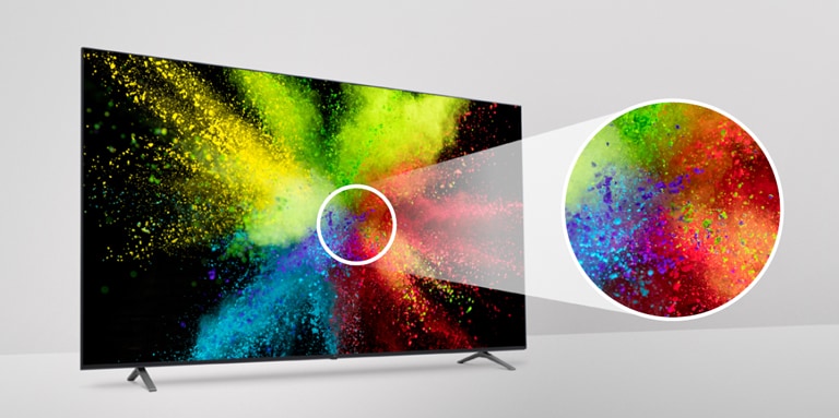 Présentation d’un contenu vif et animé grâce à la haute résolution de l’écran ULTRA HD.