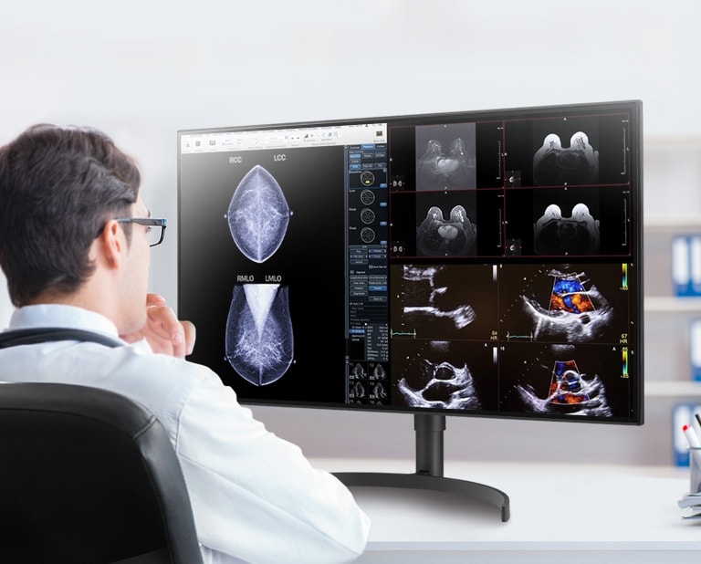 31.5-inch 8MP IPS display and 178° wide viewing angle lets patients and doctors to see accurately reproduced images with minimal distortion.