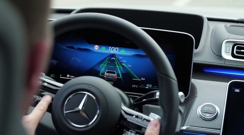 The 'Adaptive Cruise Control' feature maintains the vehicle at a constant speed without needing to step on the accelerator image