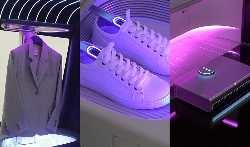 LG Omnipod Styler shoe manager and vacuum robot image