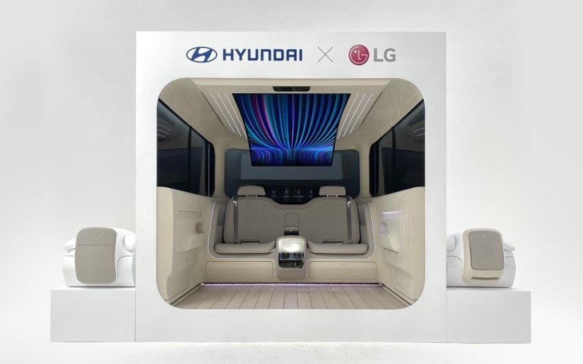 Ionic concept cabin of Hyundai Automobiles and LG Electronics image