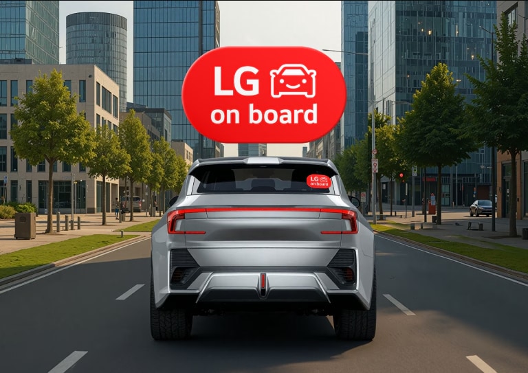 LG On board banner