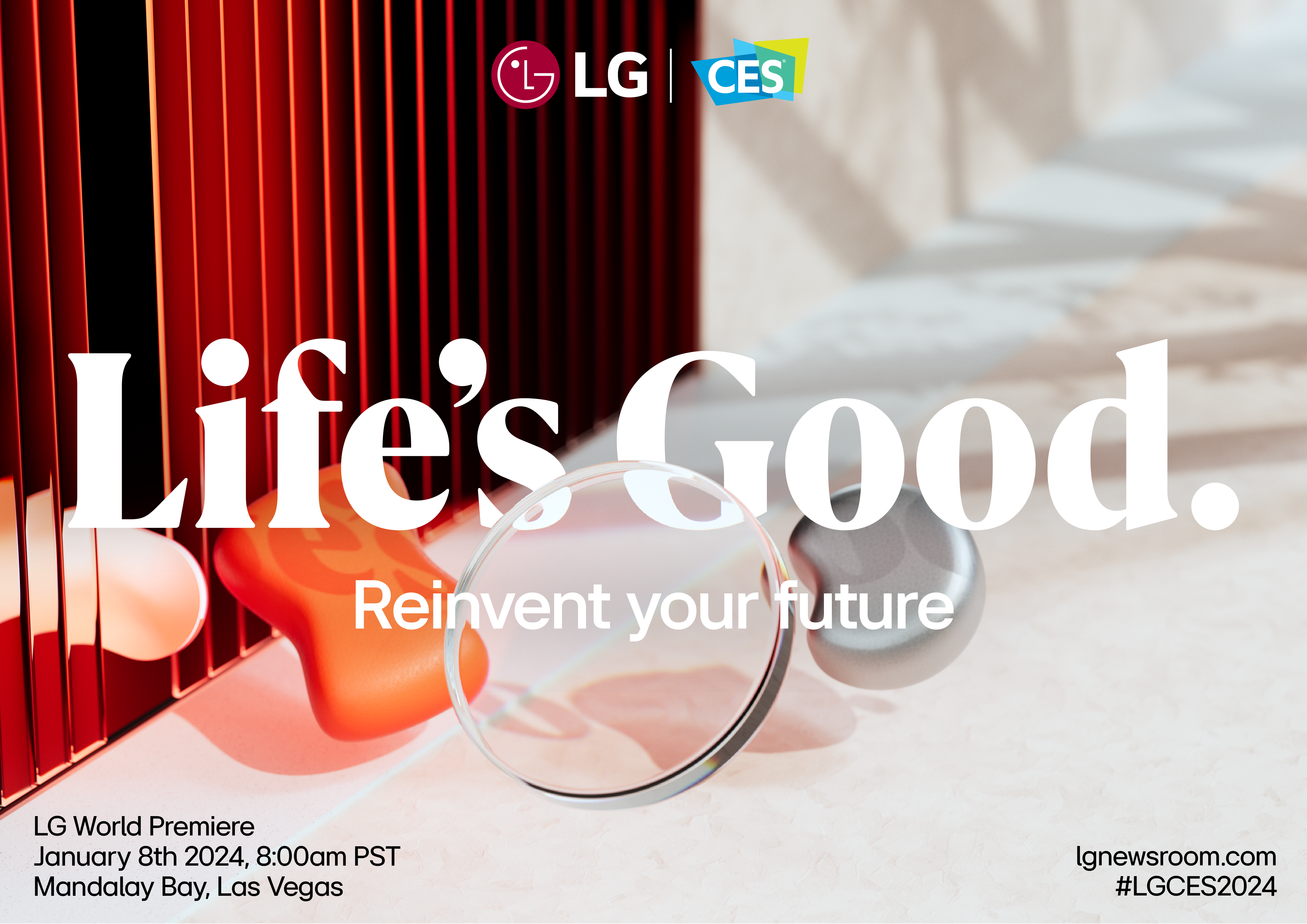 LG to Present Innovative Solutions for A Better Life at CES 2024