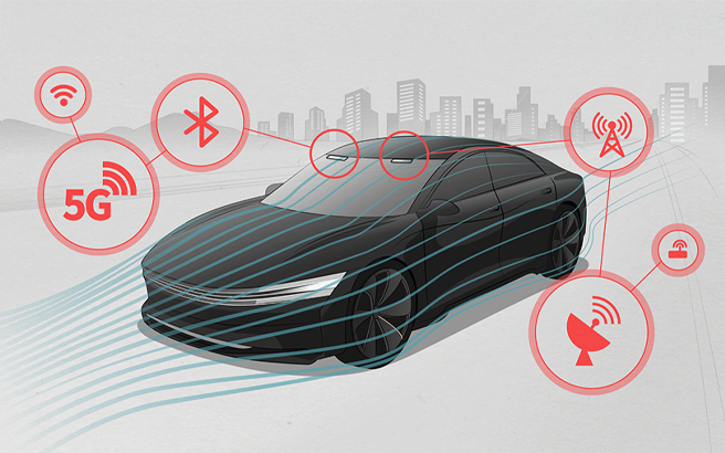 LG Unveils Transparent Antenna for Vehicles With Saint-Gobain Sekurit at CES 2024