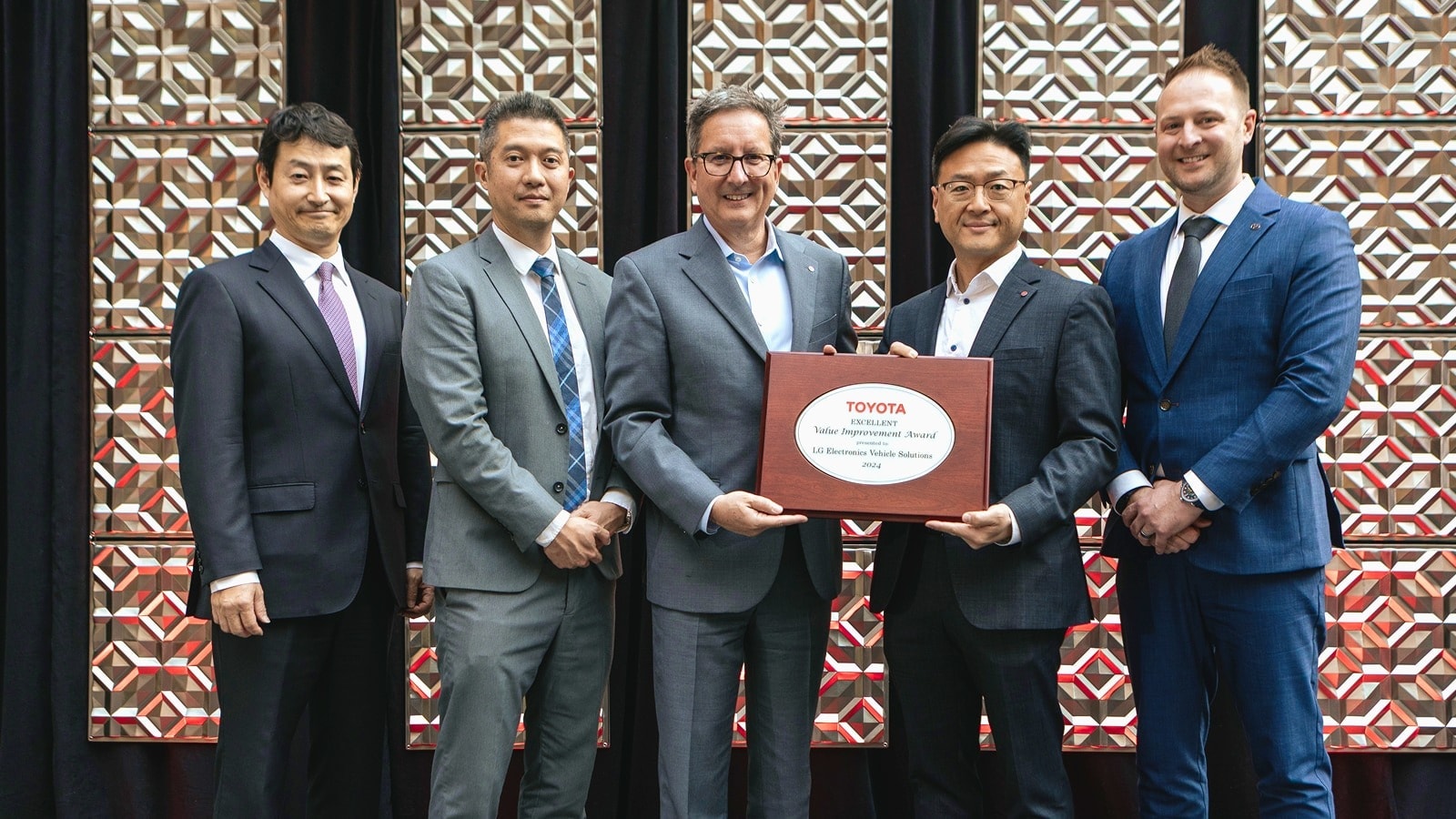 LG Honored with Toyota’s “Excellent Value Improvement Award” for the First Time