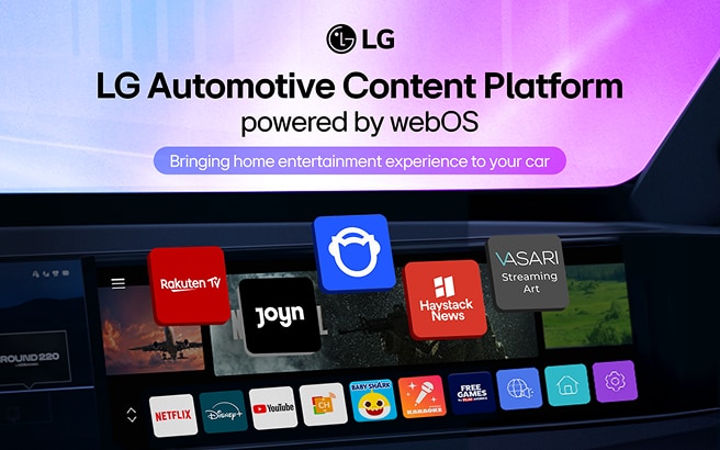 LG Brings Premium Streaming to New Kia Models in Europe with WebOS Automotive Content Platform