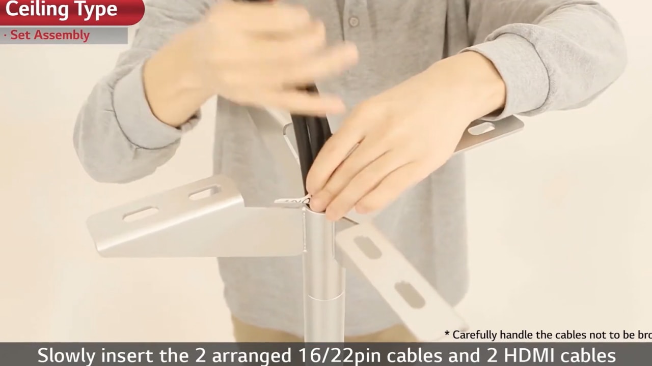 [Installation Guide] Dual-view Flat OLED Signage (55EH5C)