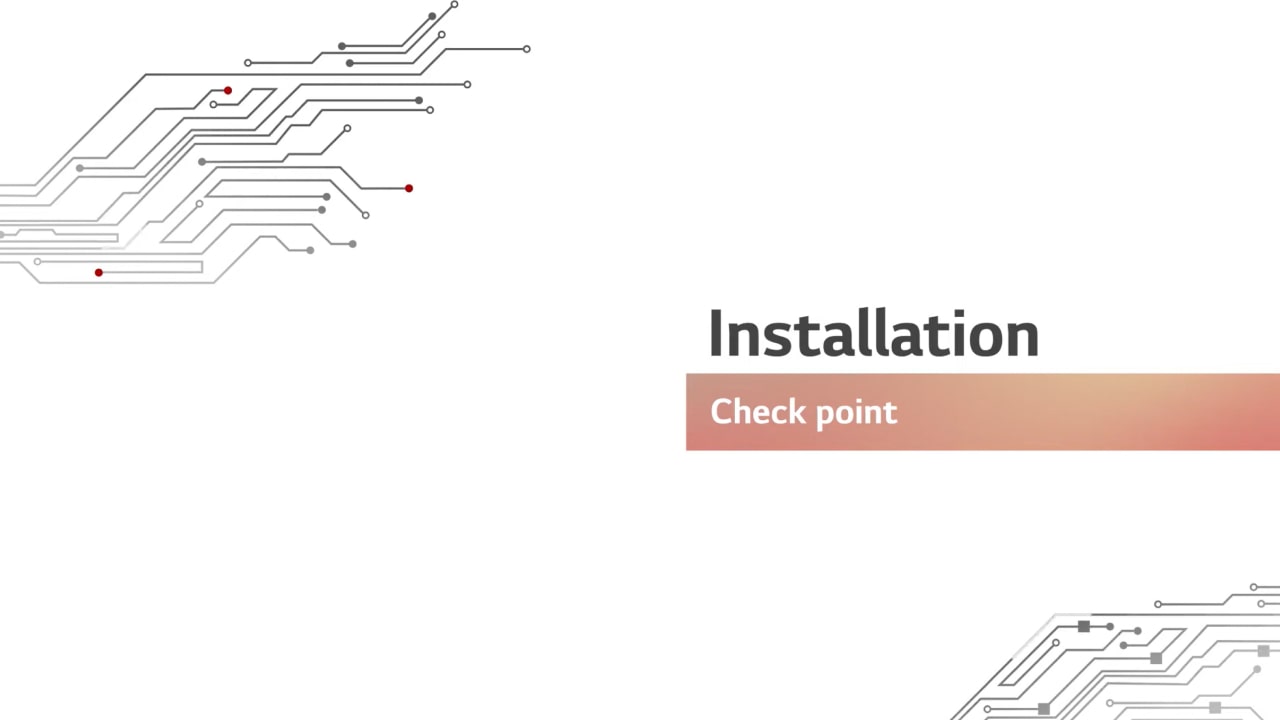 LG HVAC Single Split Trouble Shooting Installation