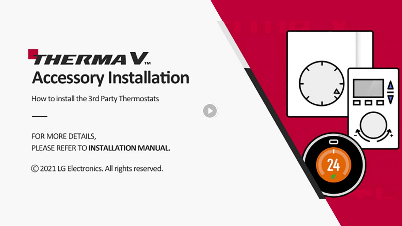 LG Therma V Accessory Installation Guide_ How to install the 3rd Party Thermostats