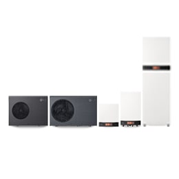 The outdoor unit of LG R290 Premium Monobloc is displayed.