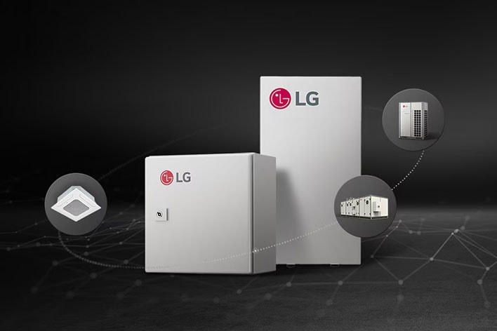 LG VRF System offering versatile design capability for modular HVAC solutions. Flexible installation adapts to various building spaces and architectural needs.