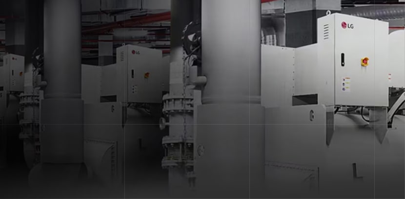 LG HVAC Industrial Solutions with advanced systems for large facilities. Reliable climate technology optimizing energy use and industrial performance