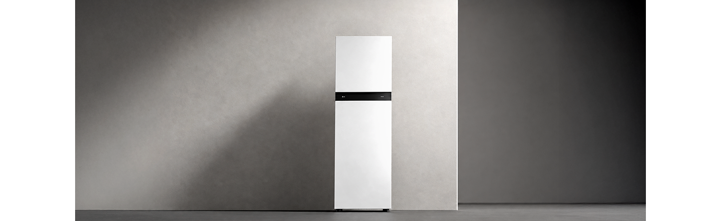 An image showing LG's Therma V R290 Monobloc Combi Unit which stands against the wall.