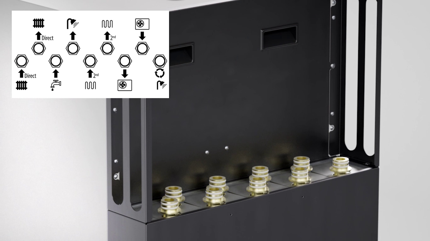 A short clip demonstrating various switch settings configuration of Therma V Combi Unit.