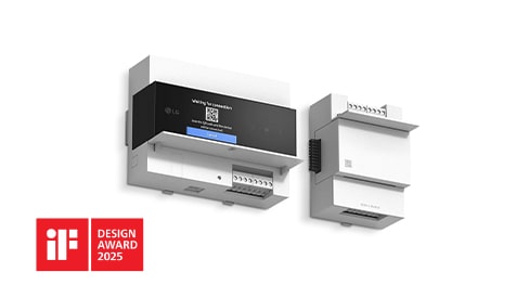 LG ACP i with iF Design Award 2025 logo