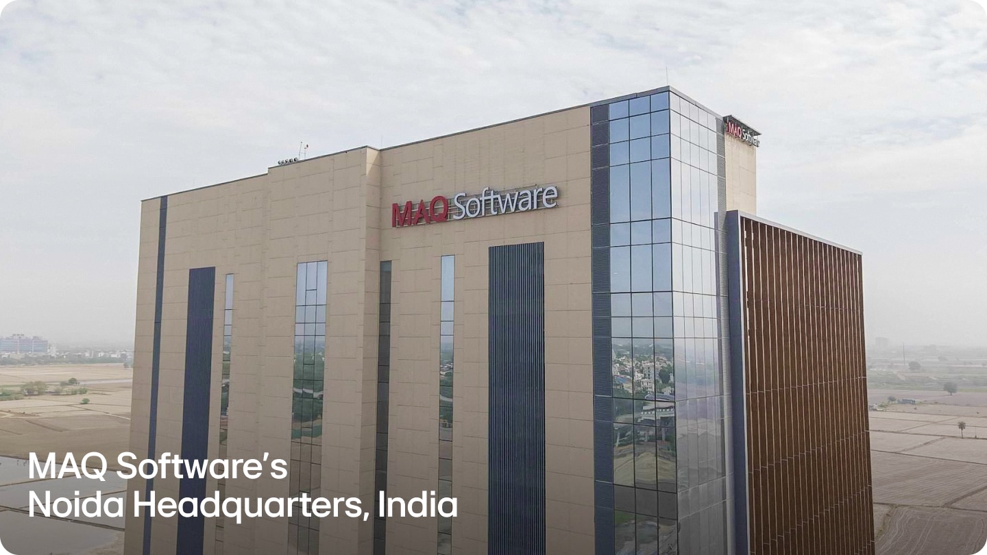 MAQ Software's Noida headquarters in Delhi NCR, India.