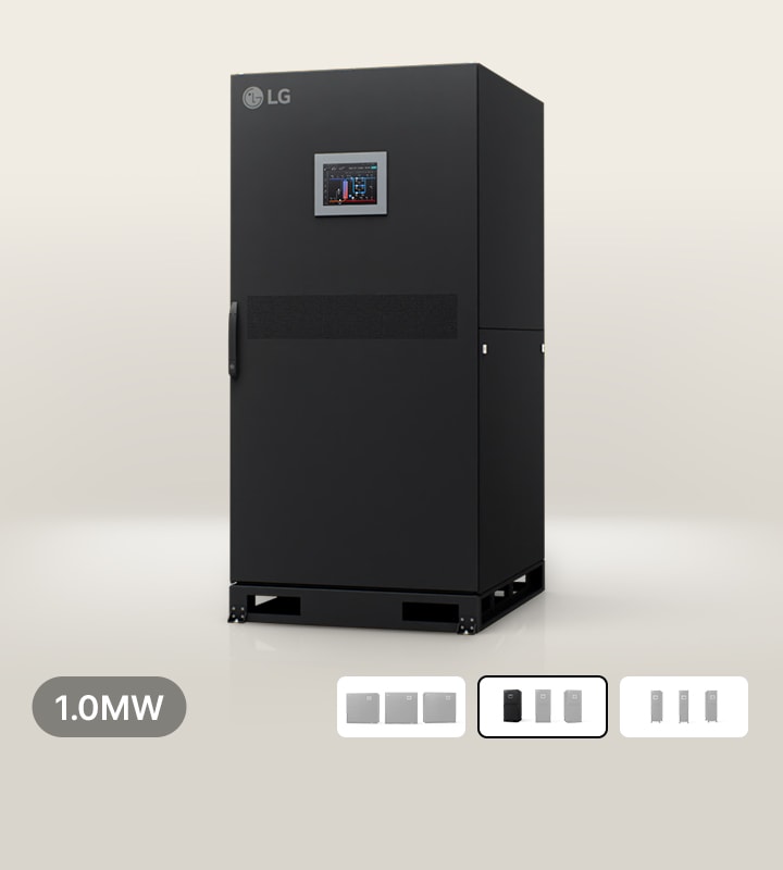 Right side view of LG 1.0MW CDU model and thumbnail gallery with the 4th item highlighted.