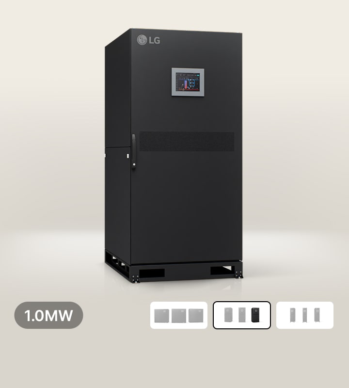 Left side view of LG 1.0MW CDU model and thumbnail gallery with the 6th item highlighted.	