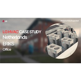 LG HVAC case study icon showing global projects in Mexico, Indonesia, Netherlands, and Cittadela branding