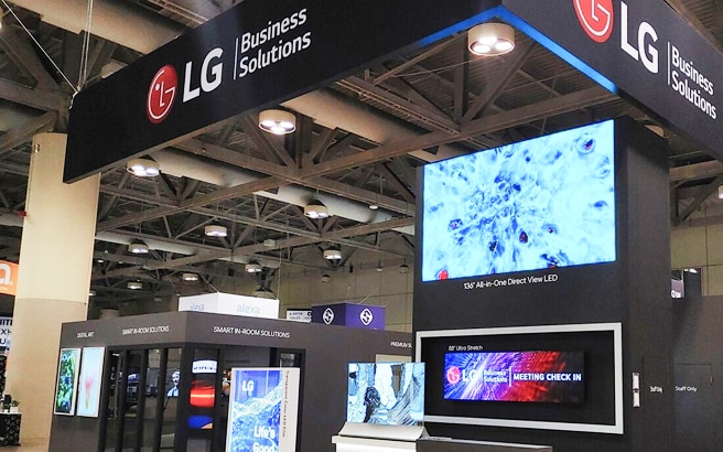 LG Showcases First Hotel TVs With Apple AirPlay at HITEC 2023