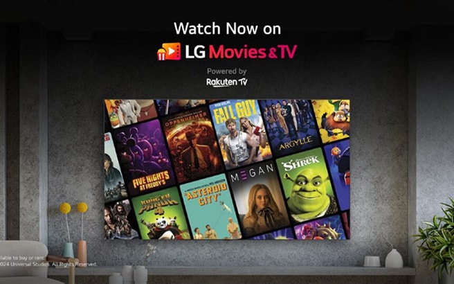 LG Partners With Rakuten TV to Launch VOD Service in Europe
