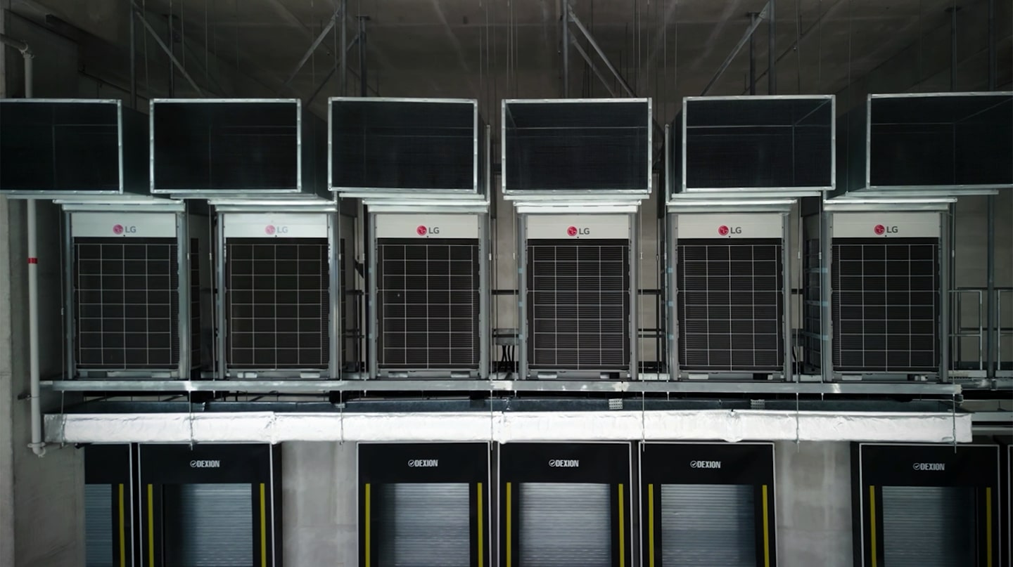 Multiple LG Multi V i installed