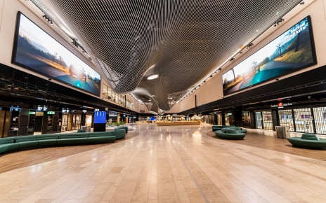 LG Electronics LED Installation in the New Terminal 3 at Frankfurt Airport