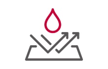 Water droplet on a protected surface representing stability against discoloration.