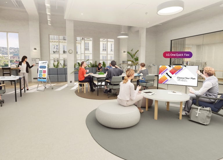 Explore more showroom at LG Digital Connect